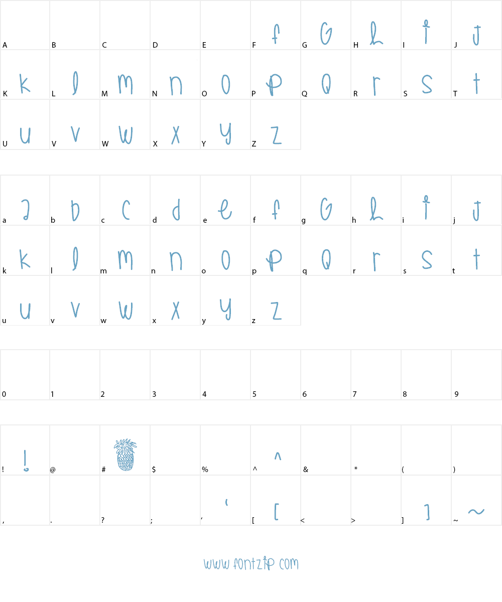 AllStarGameYay Font Character