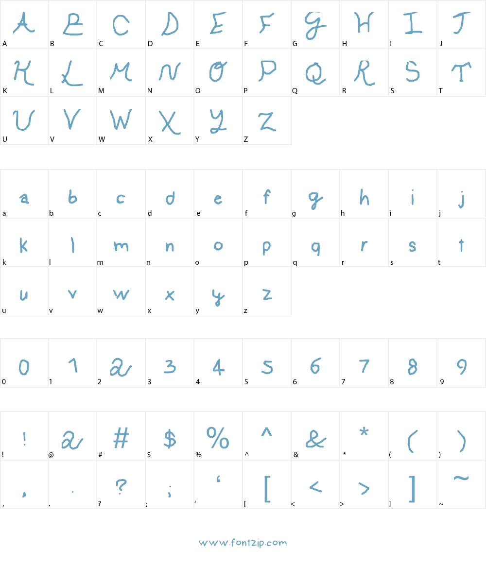 Sassy snowflake Font Character