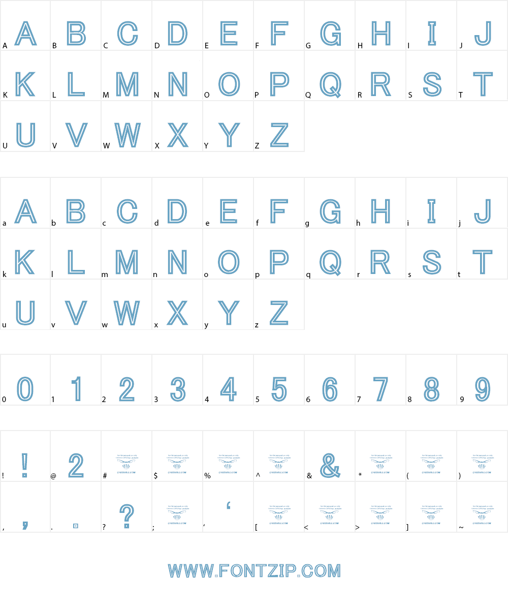 Tha Cool Kidz Font Character