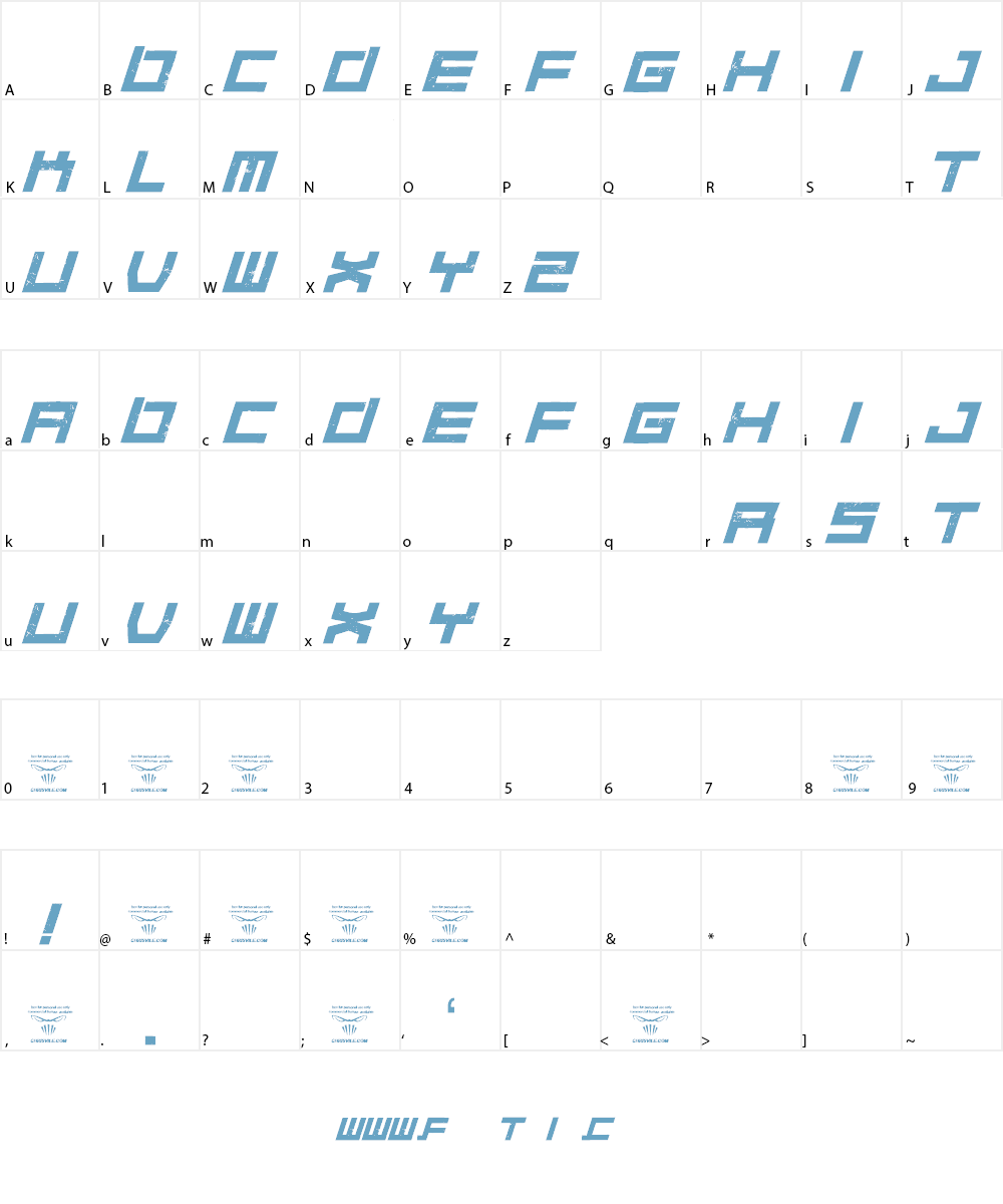 Quaaludes Font Character