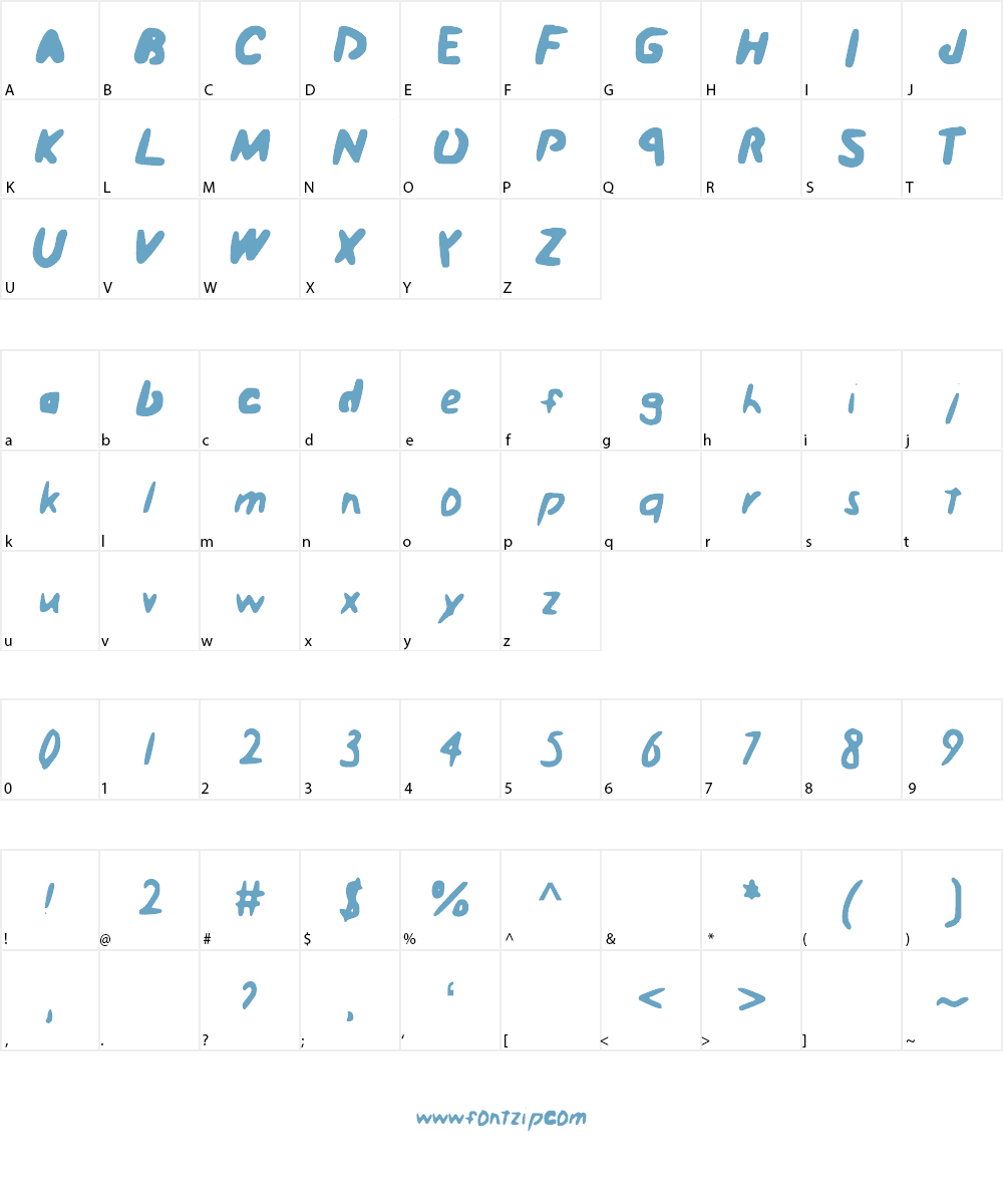 Art_Student Font Character