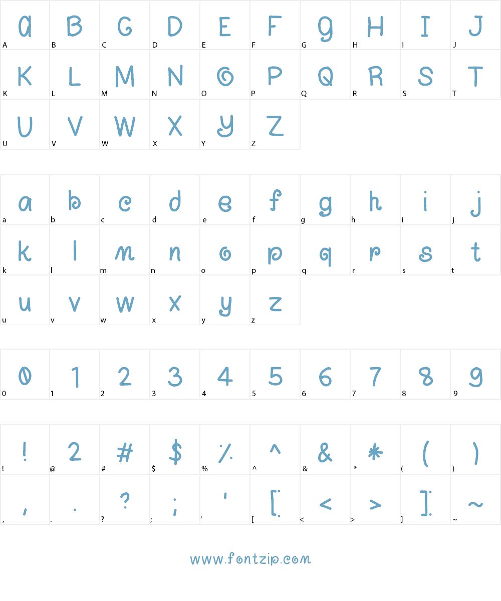 da Font Character