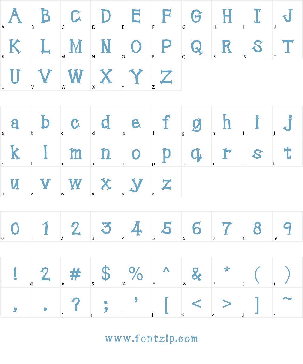 dochi formal Font Character
