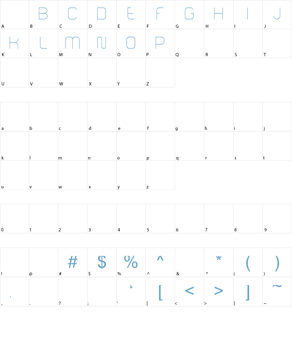 Loomis Sans Font Character