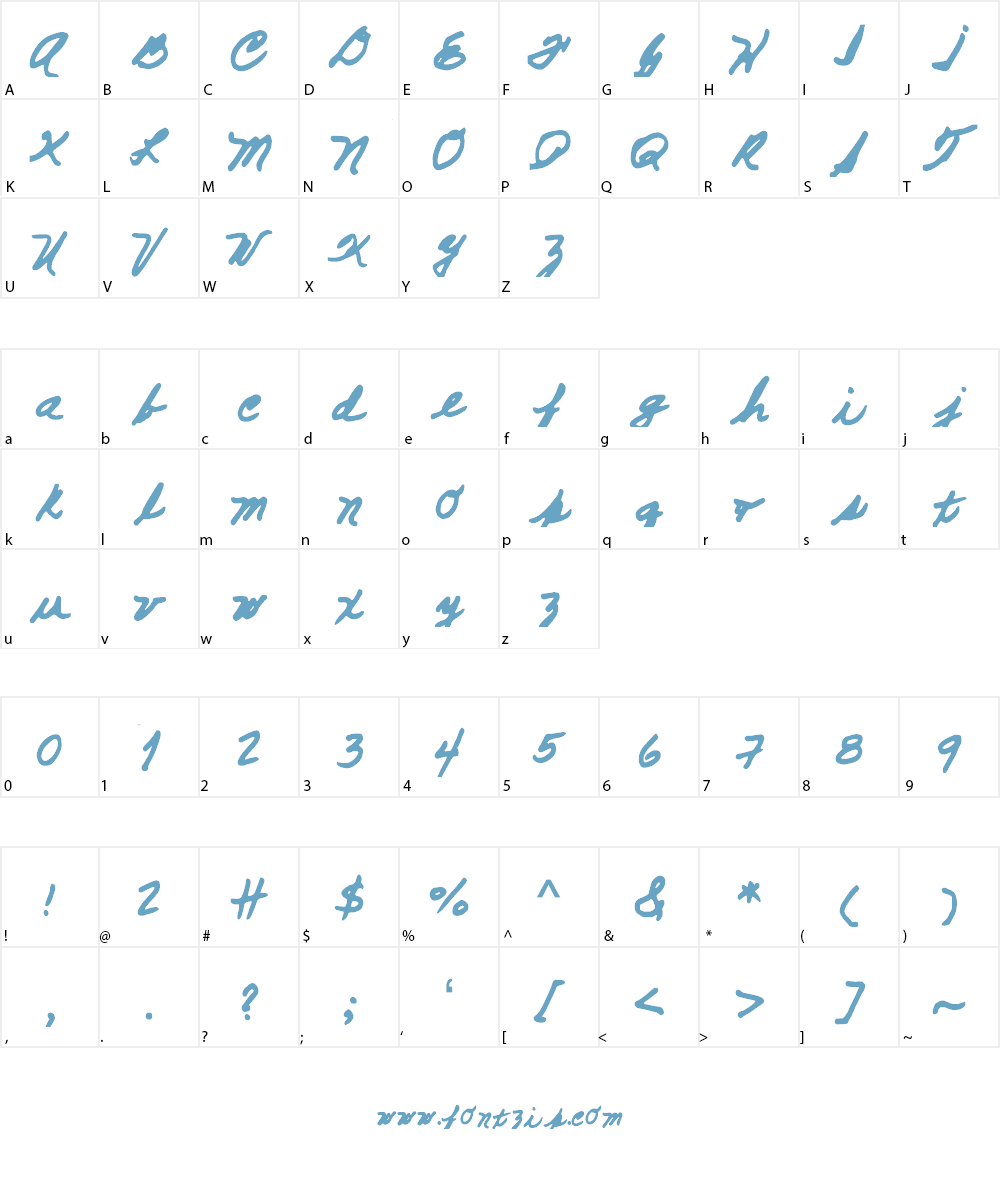 Doda Font Character