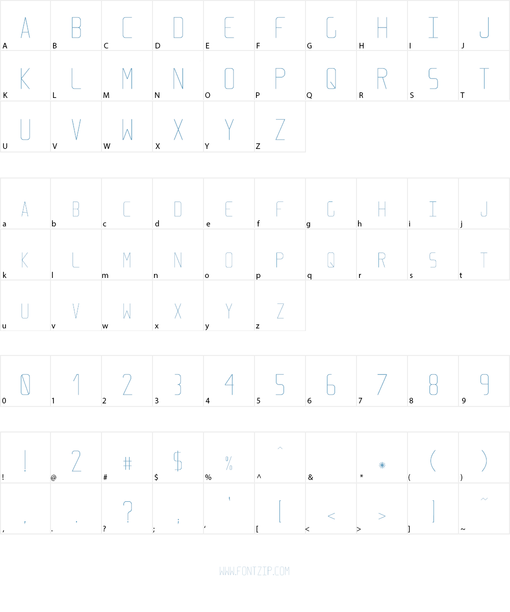 Elcsa Font Character