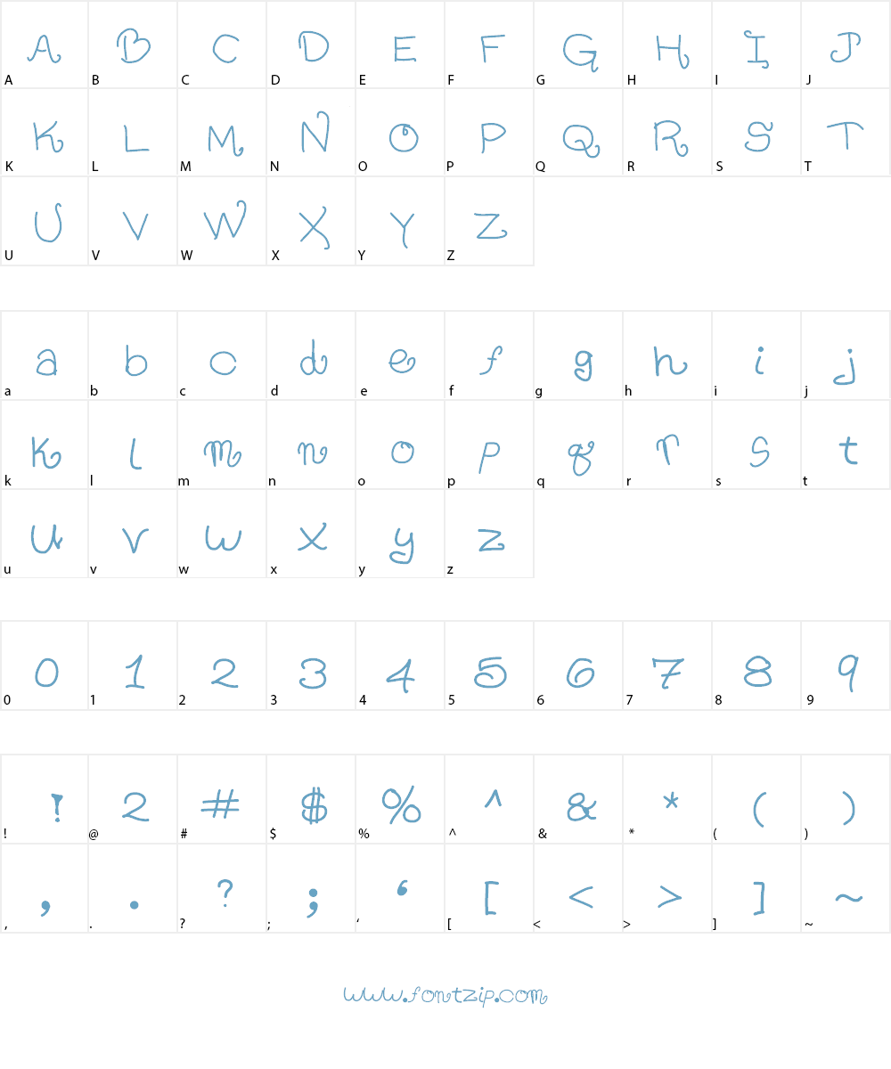 TomatoFlakes Font Character