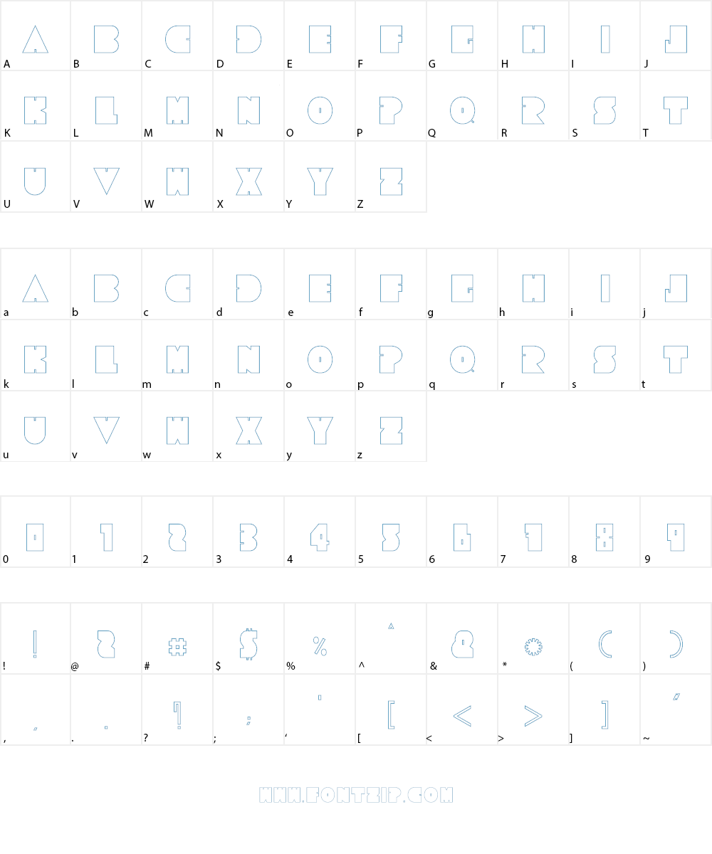 Tresdias Font Character