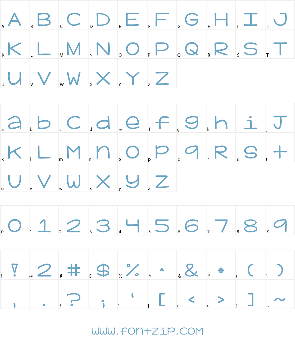 KG Adipose Unicase Font Character