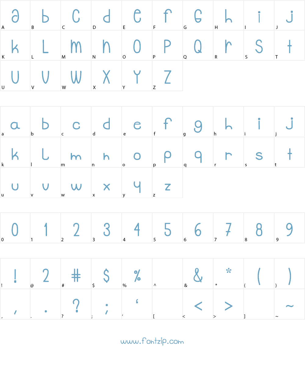 Oh_Rosita Font Character