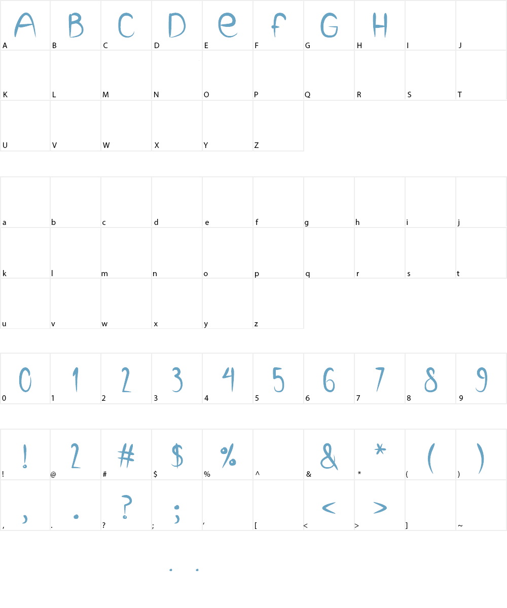 VMF_Style_ttf Font Character
