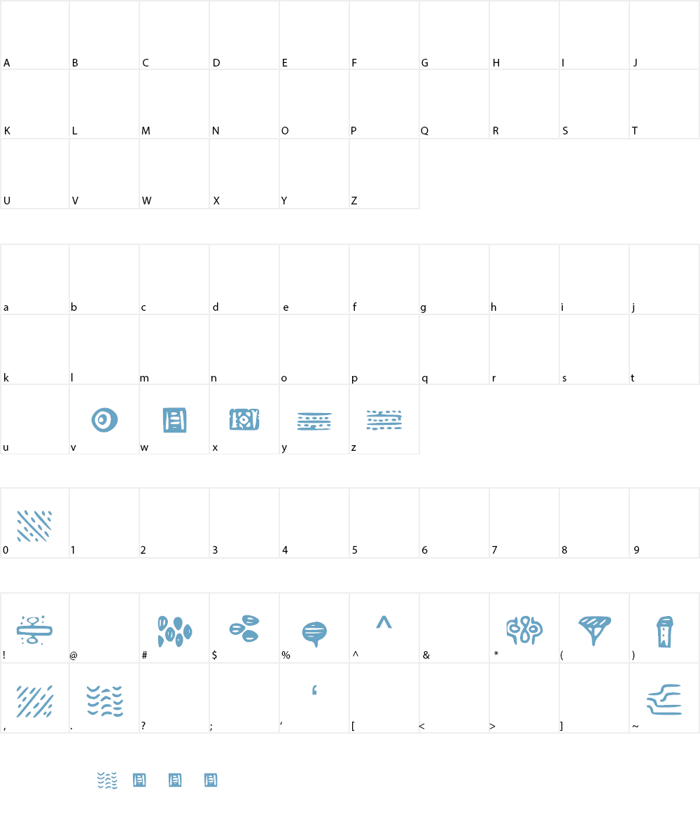 Patternify Font Character