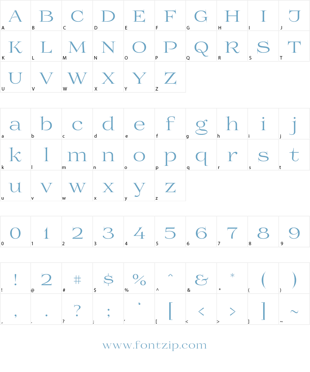 Prida01 Font Character