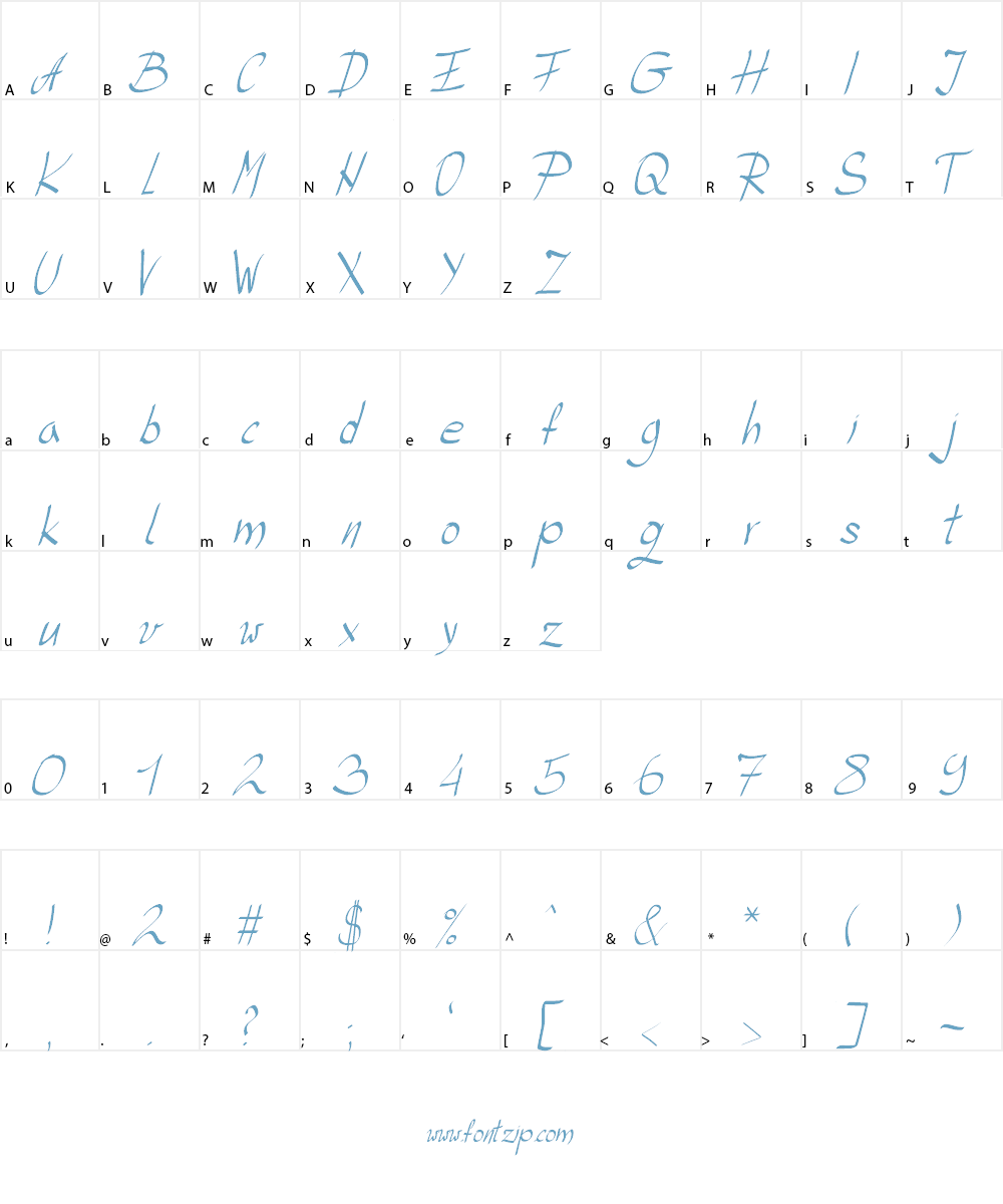 Semir Resimovic Rukopisni FONT Font Character