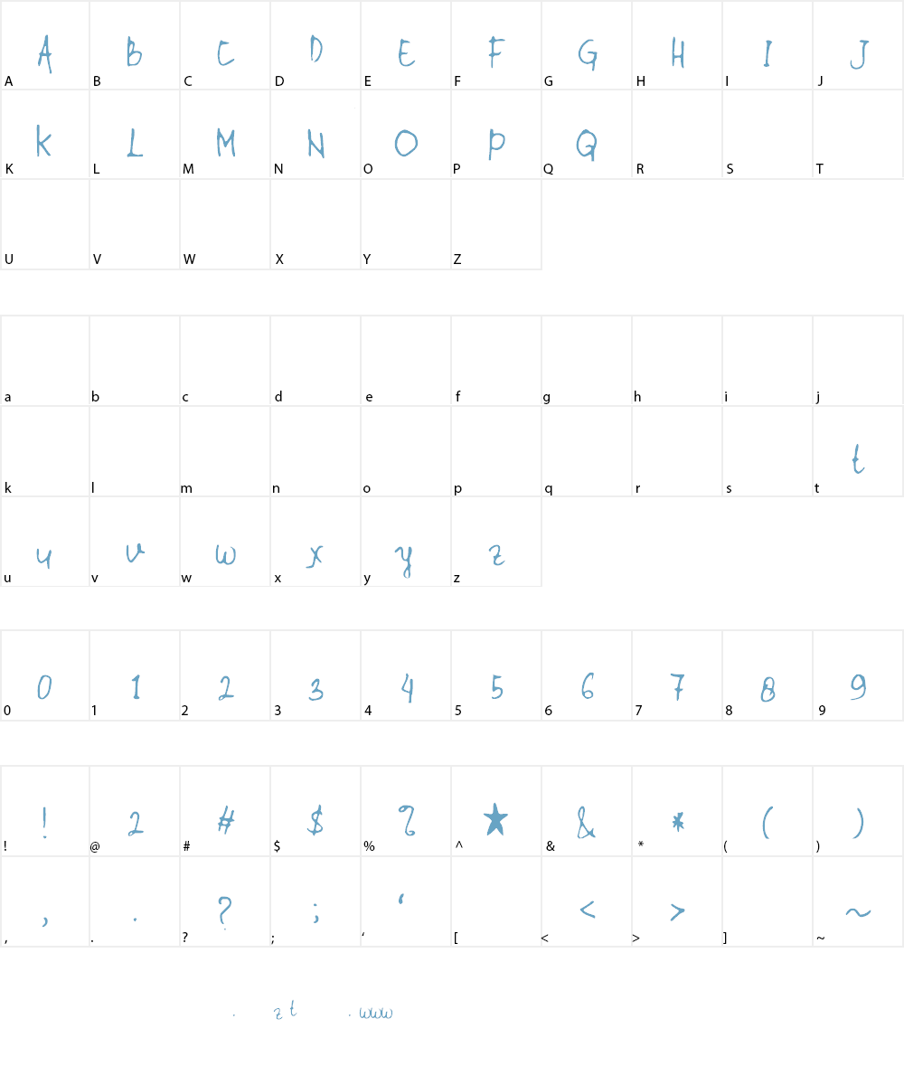 Wina Font Character