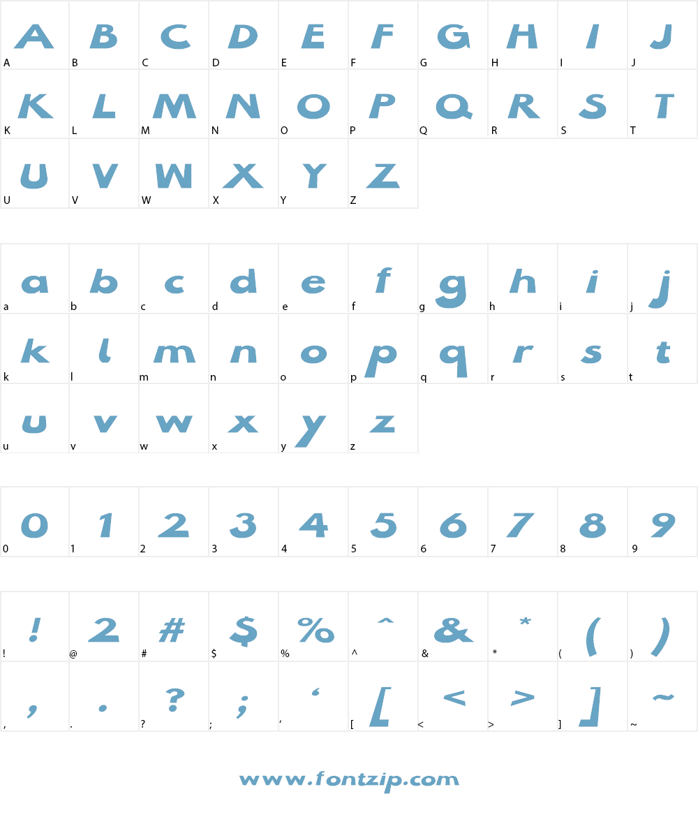Hussar Milosc Font Character
