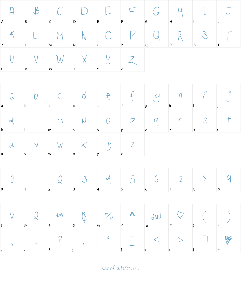 ice_ice_baby_ Font Character
