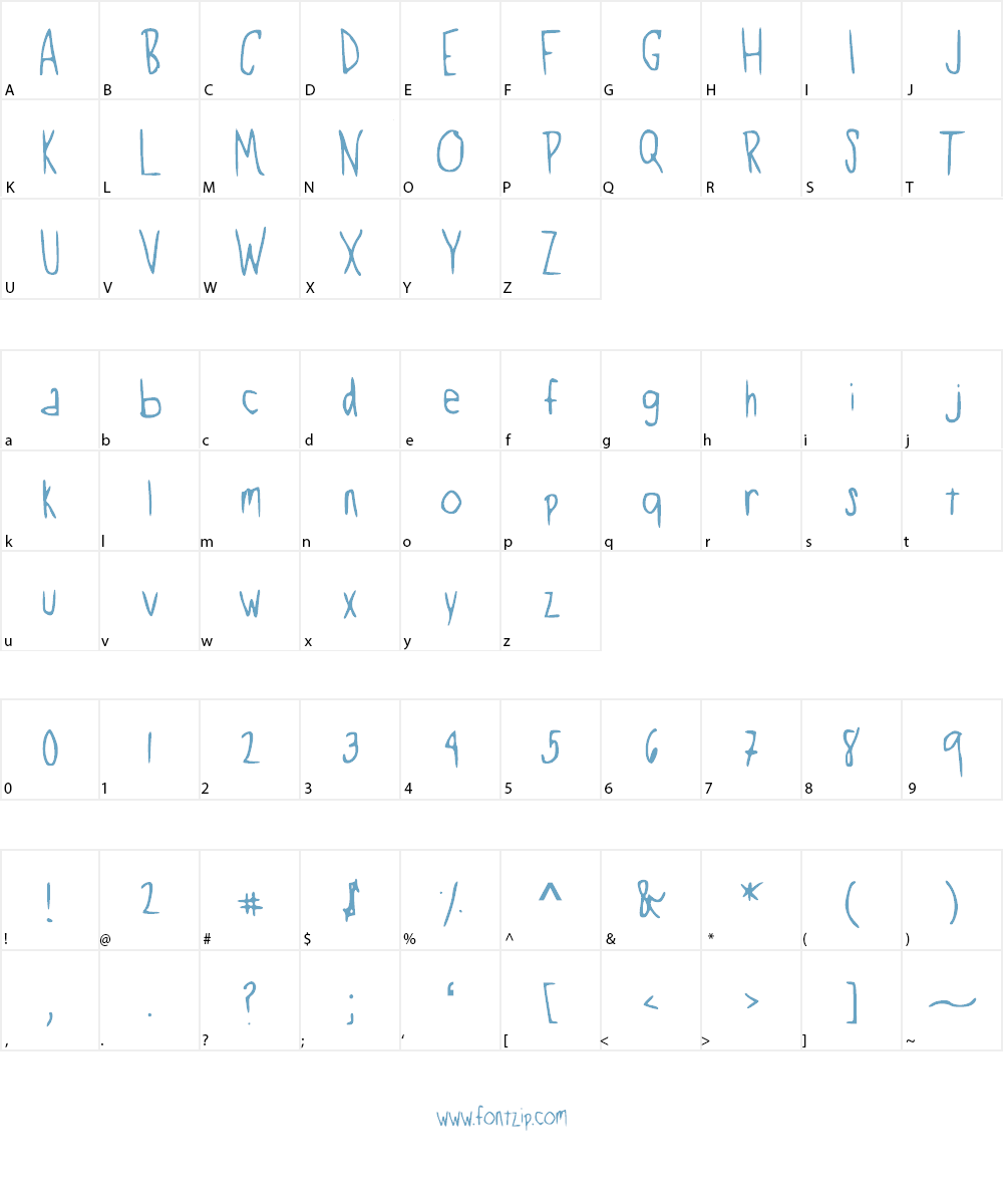 Kool_Katz Font Character