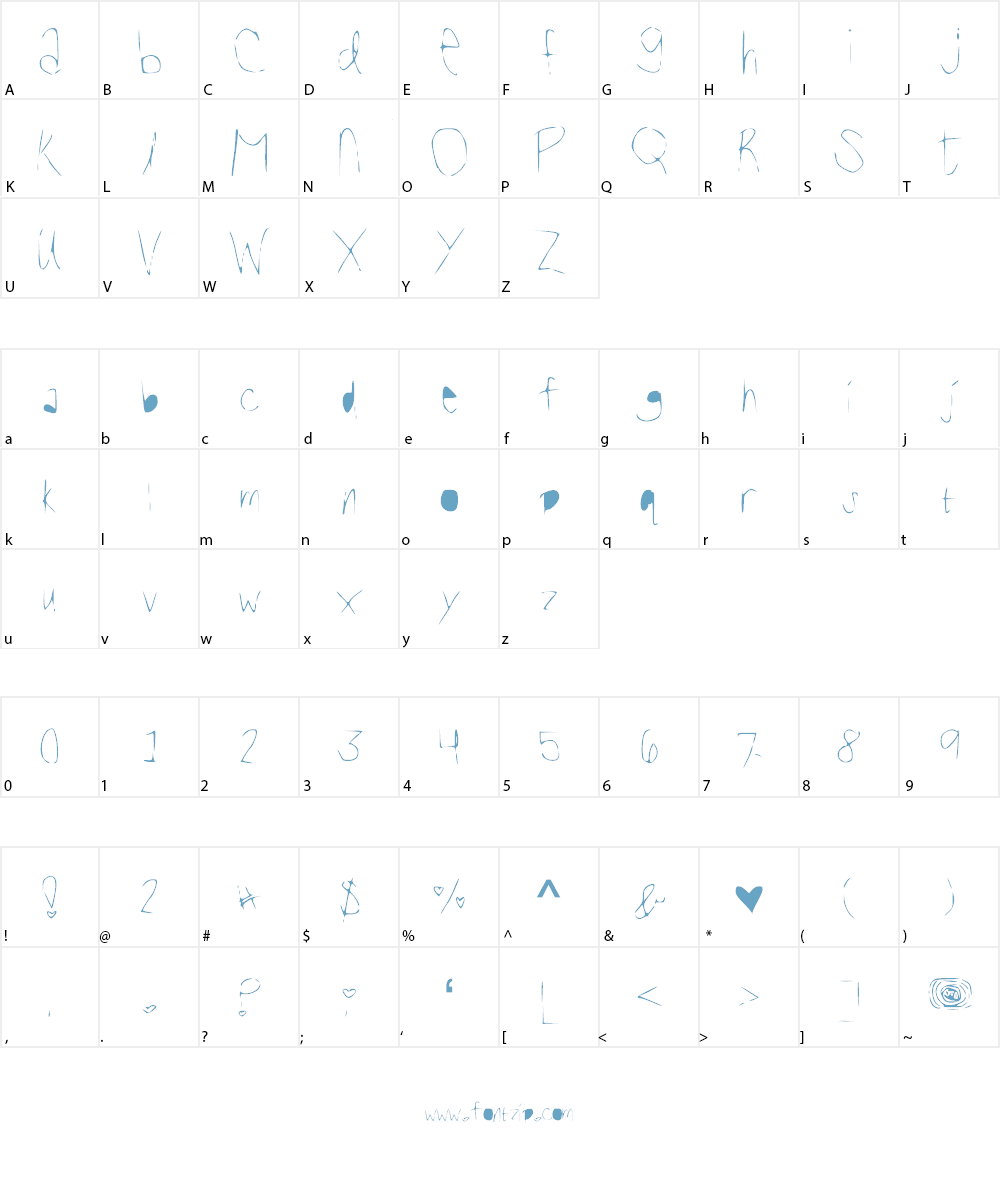 Reasoning Font Character