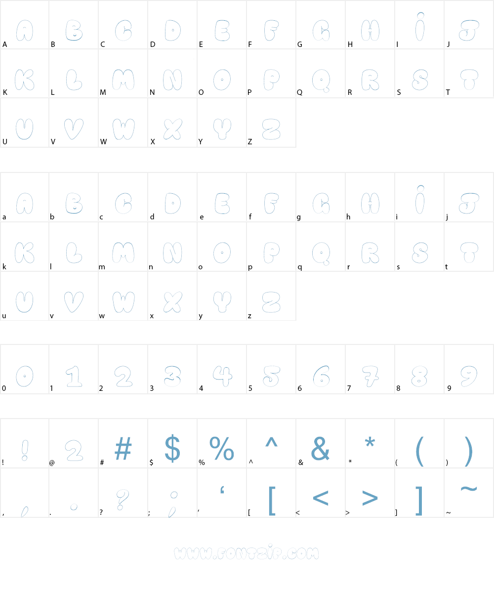 Happy brown cat Font Character