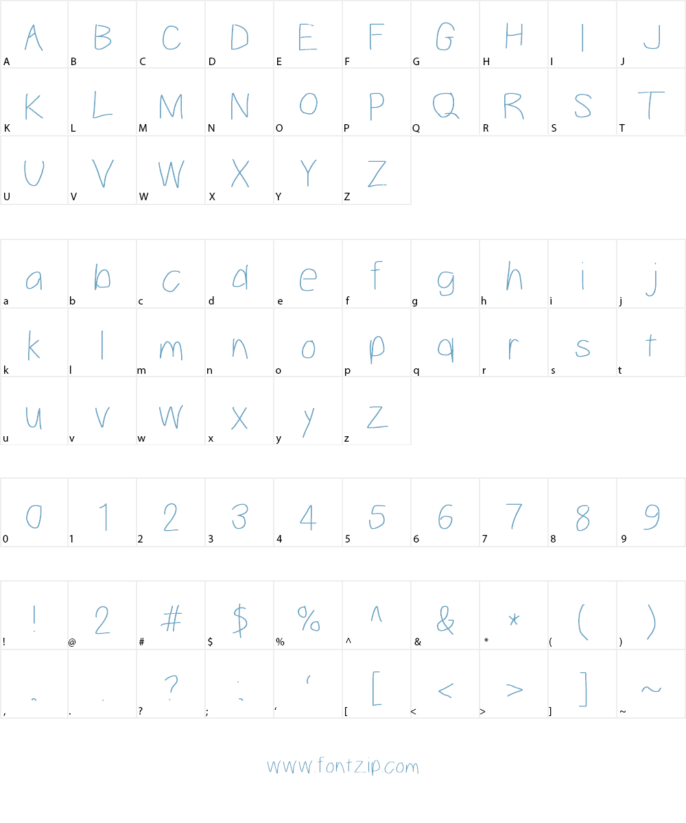Take Off Font Character