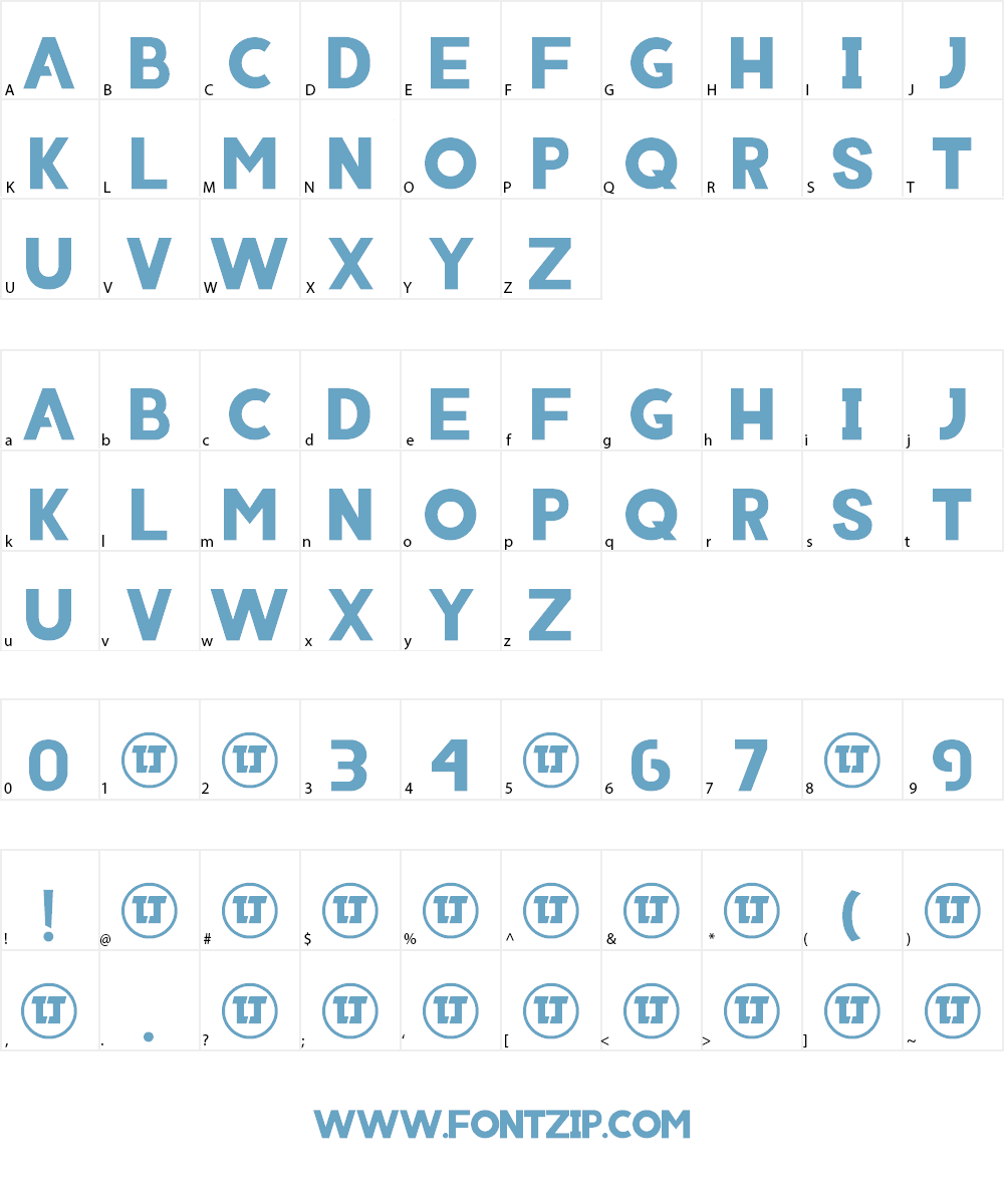 INIICO Font Character