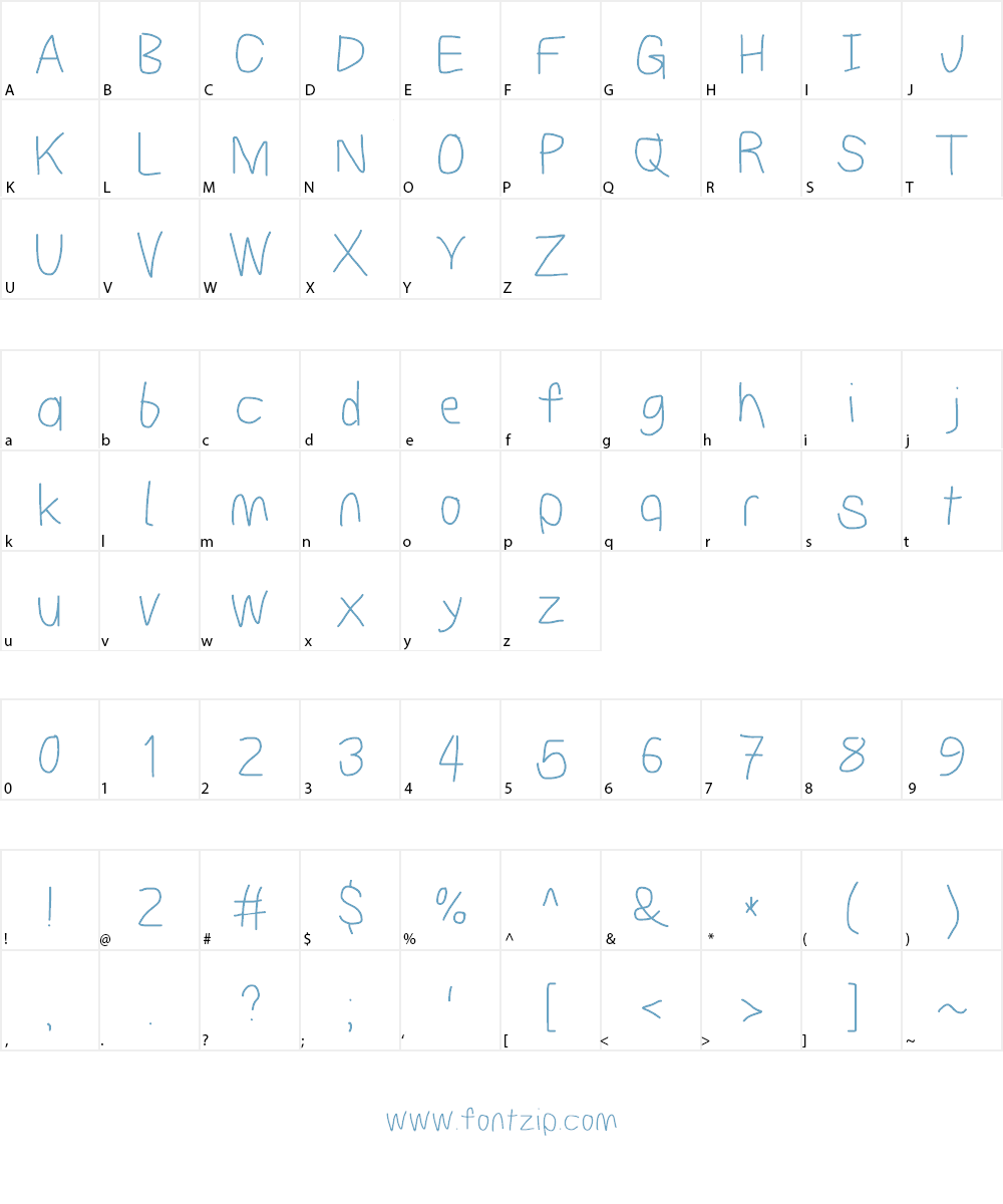Subtitle Font Character