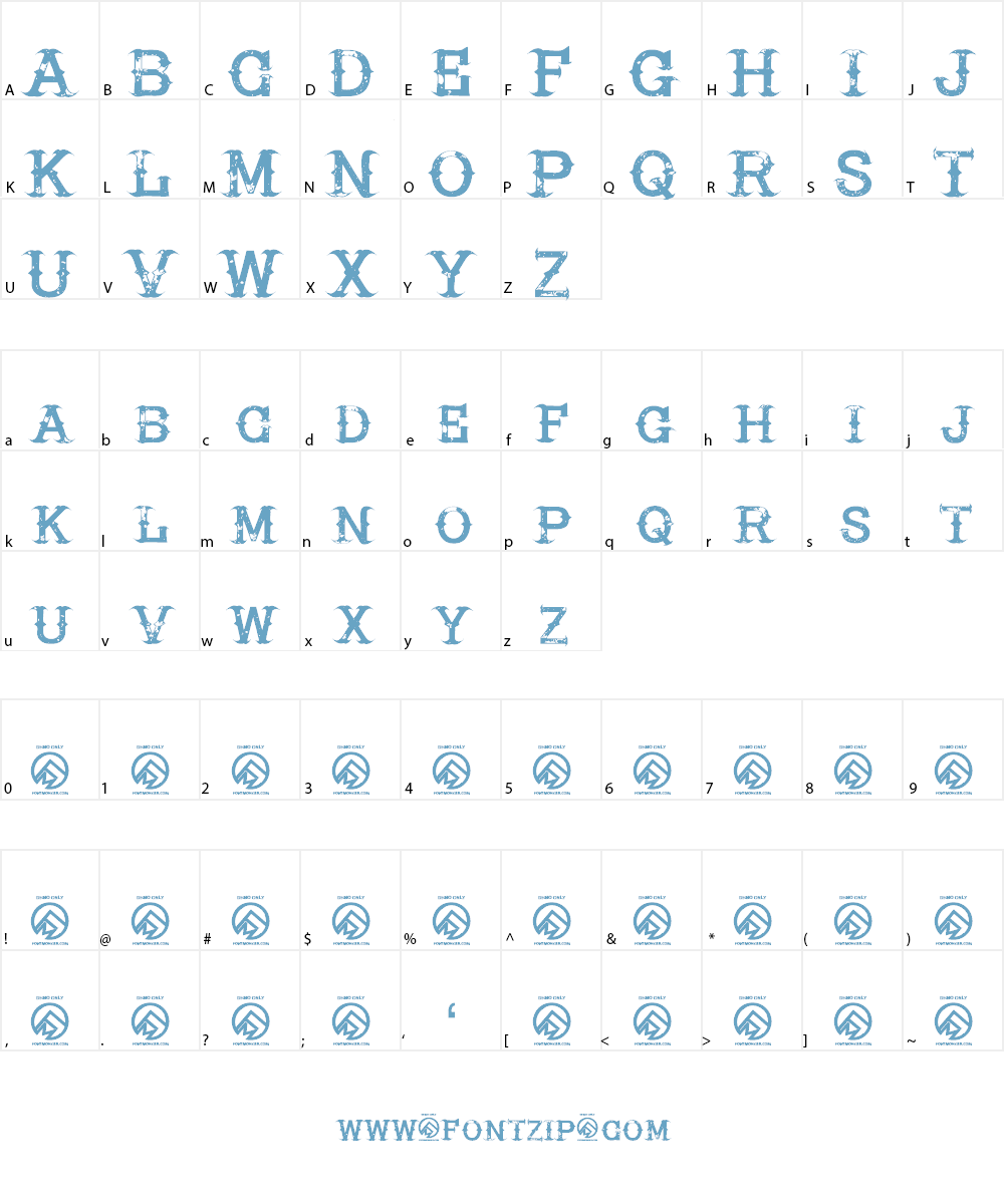Hire a Cowboy Font Character