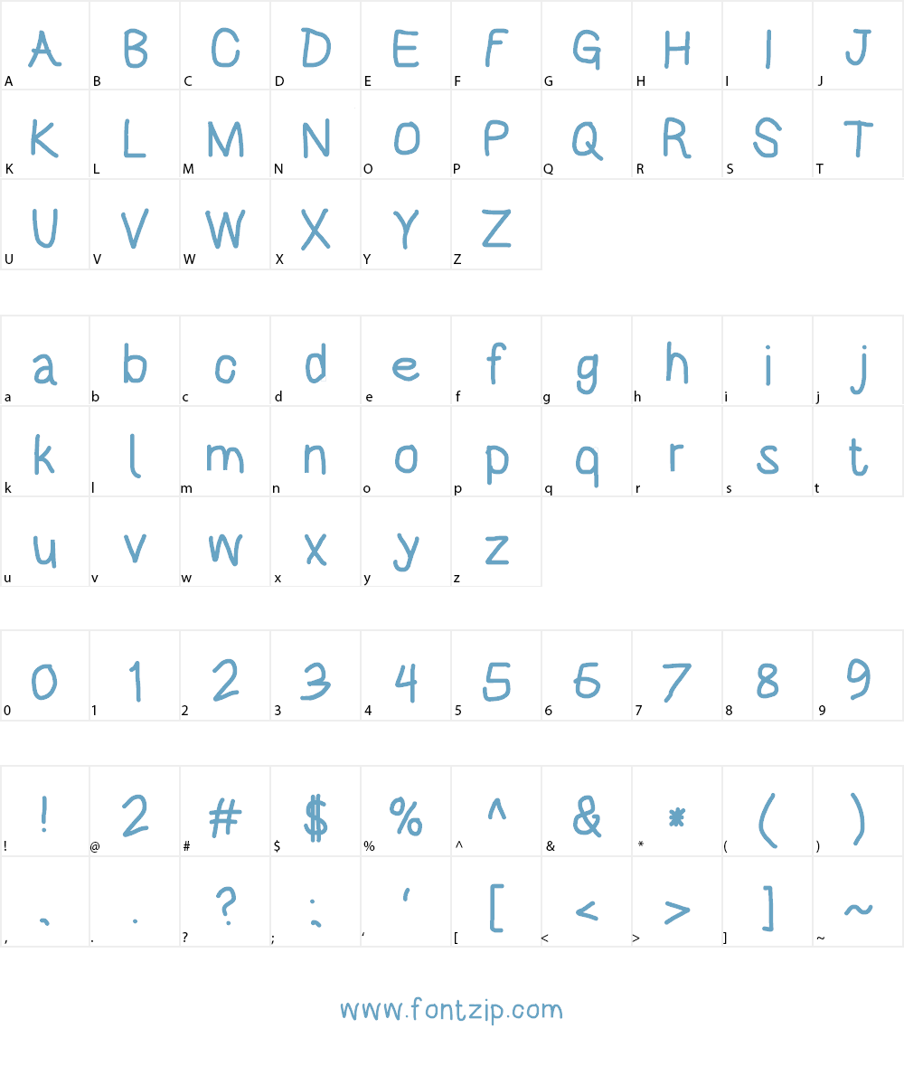 HoneyBee Font Character