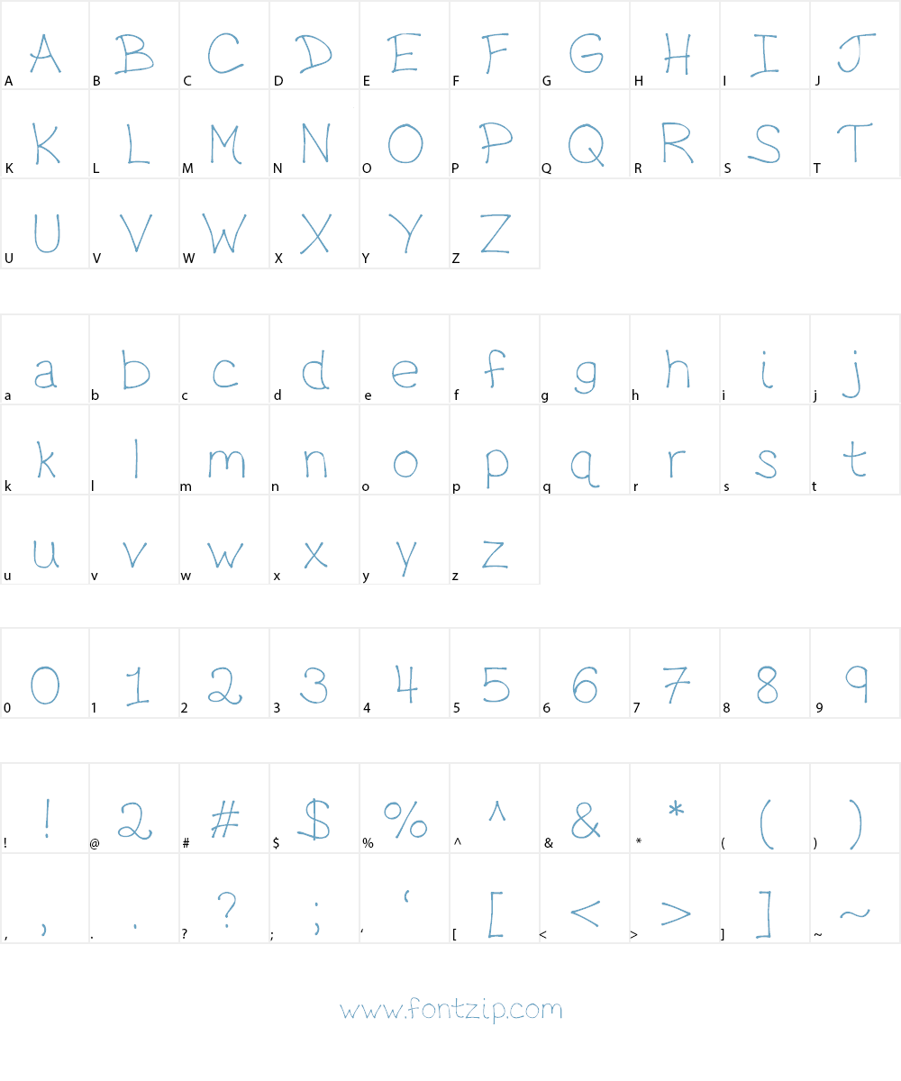 DrippyPlumsLight Font Character