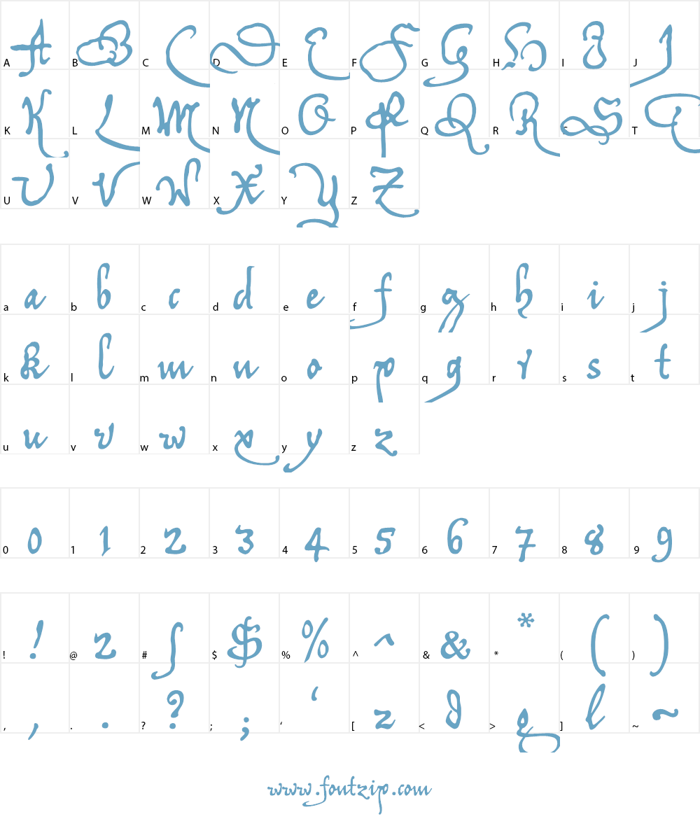 Tycho'sRecipe Font Character