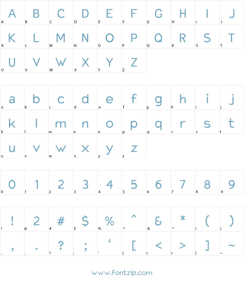 Charger Font Character