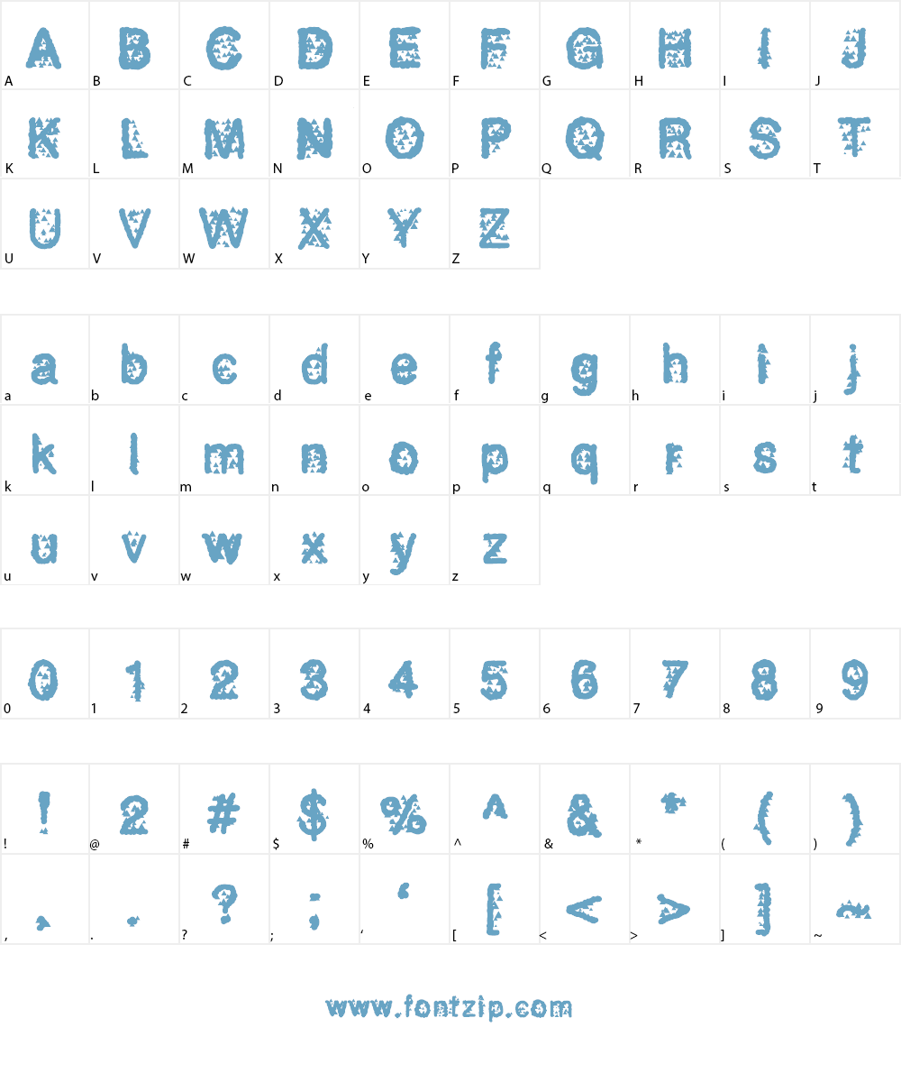 AconcaguaSummit Font Character