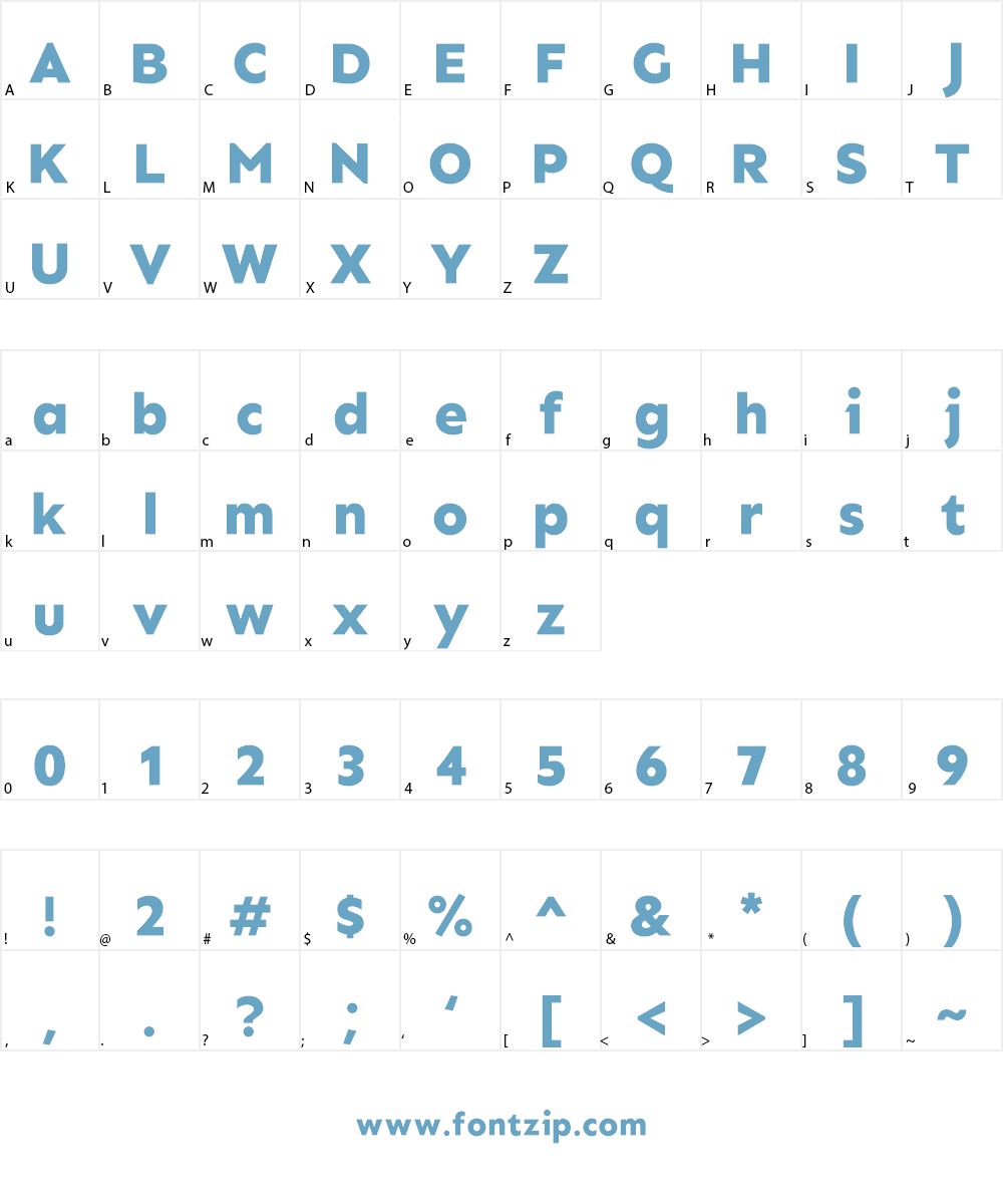 Rain Font Character