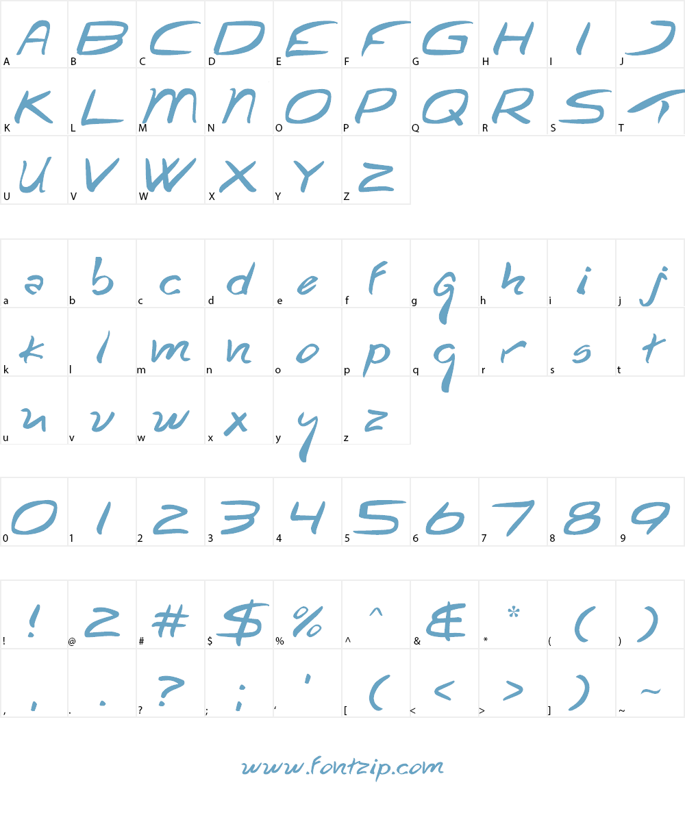 Turkishye Font Character