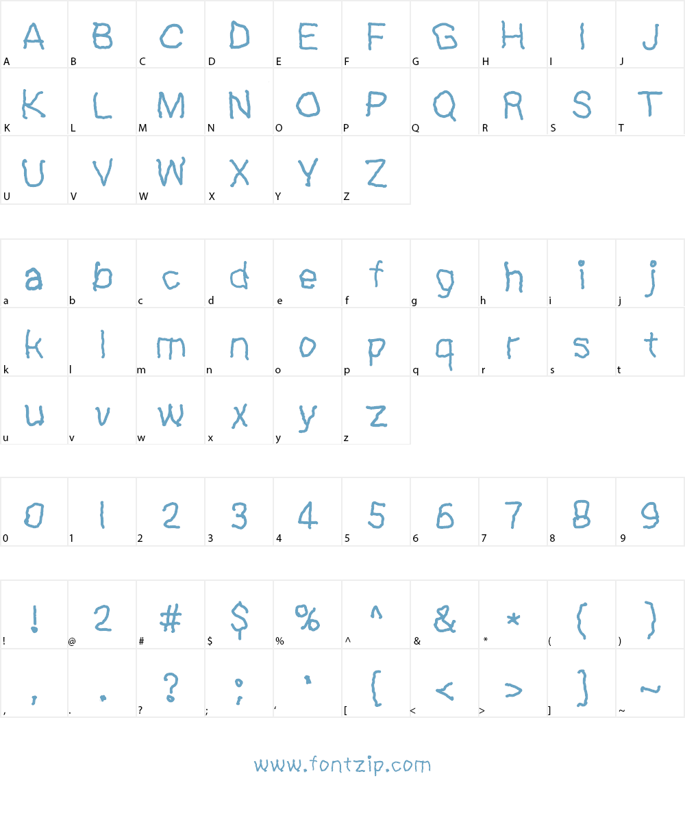 Eli's Font Font Character