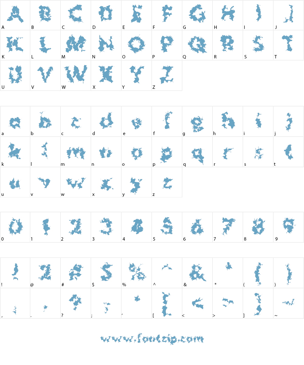 Hussar Lance Font Character