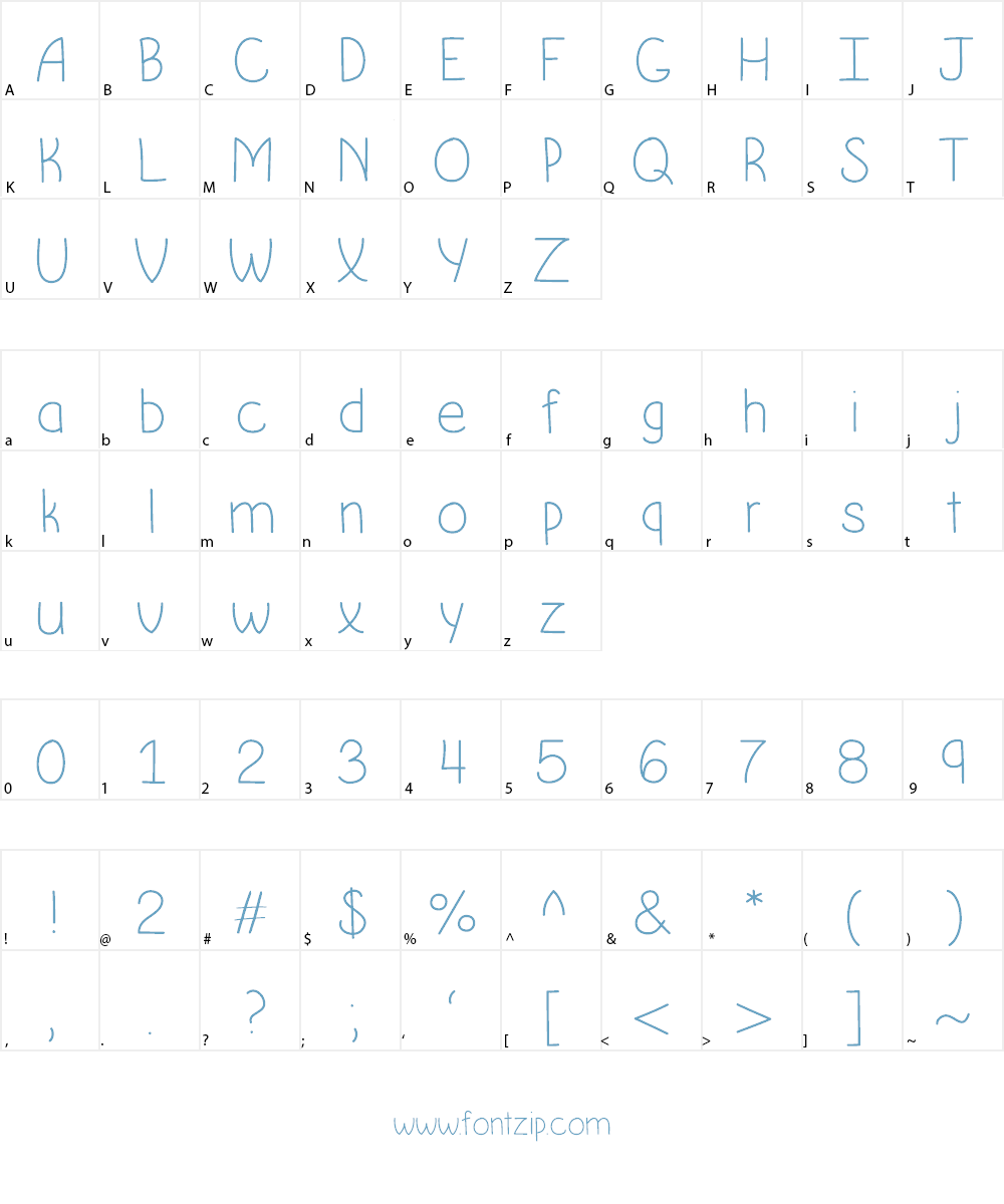Krumkake Font Character