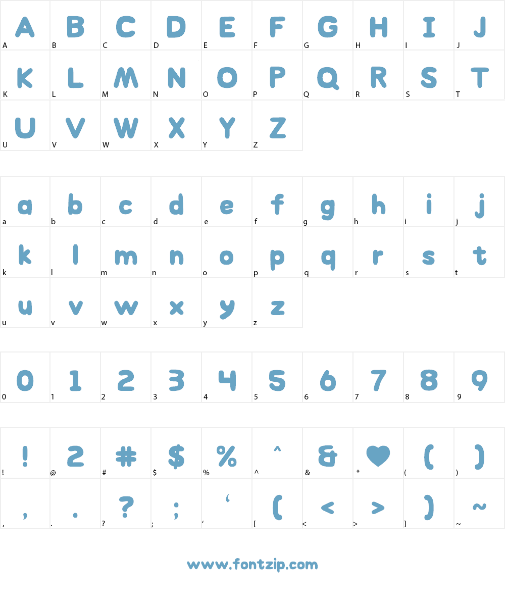 TY Font Character