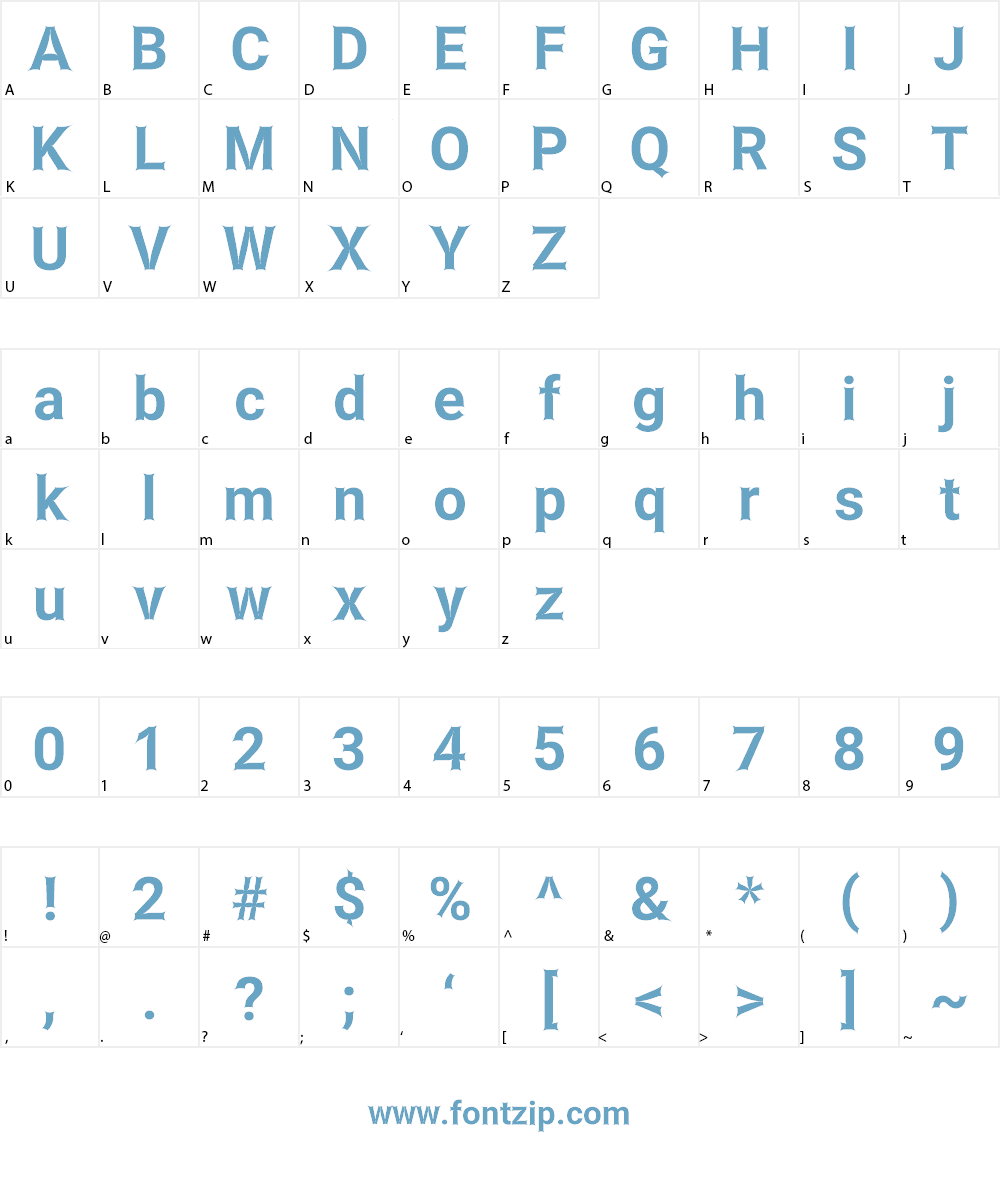 Asimov Edge Font Character