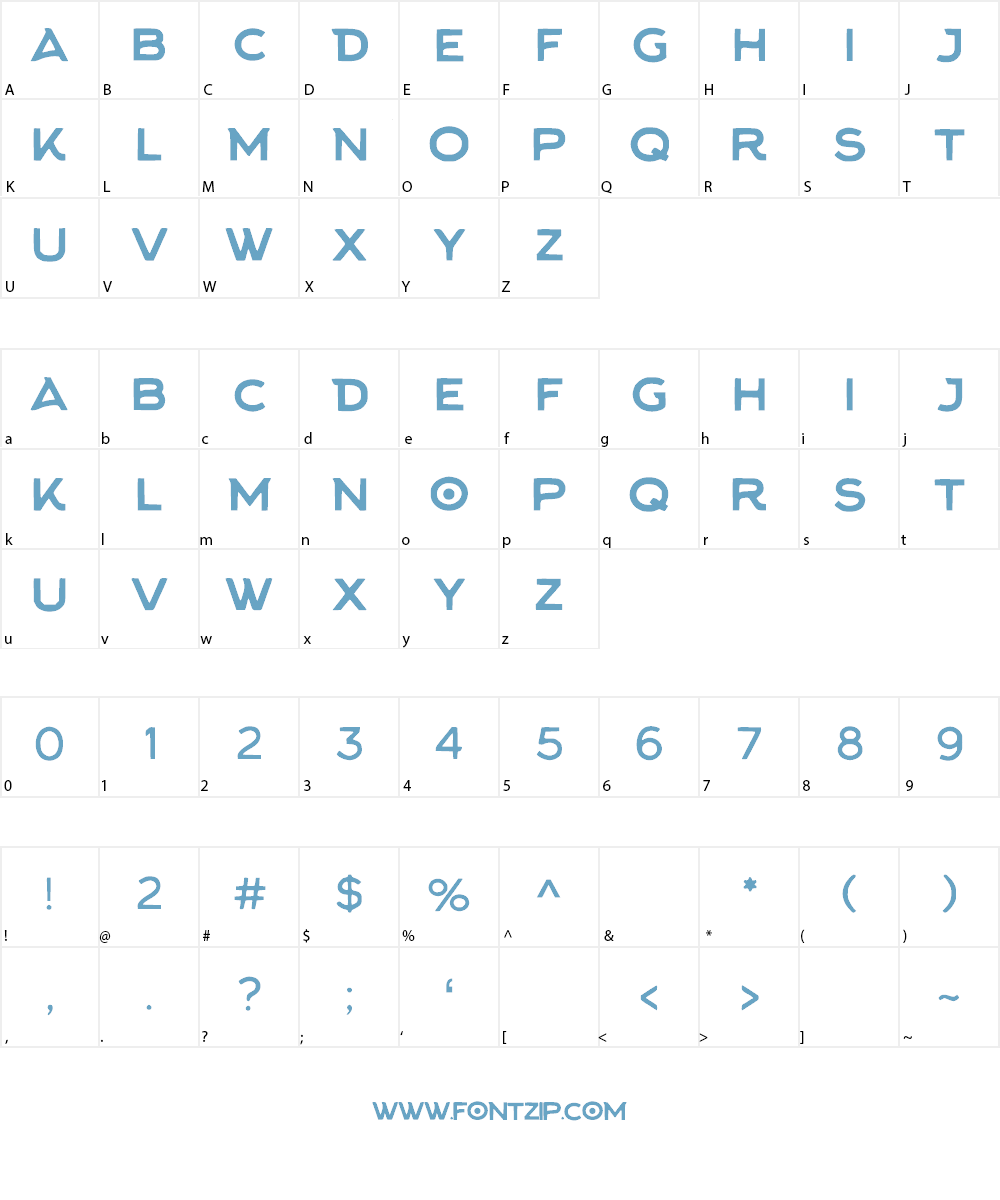 Jacked_Font Font Character
