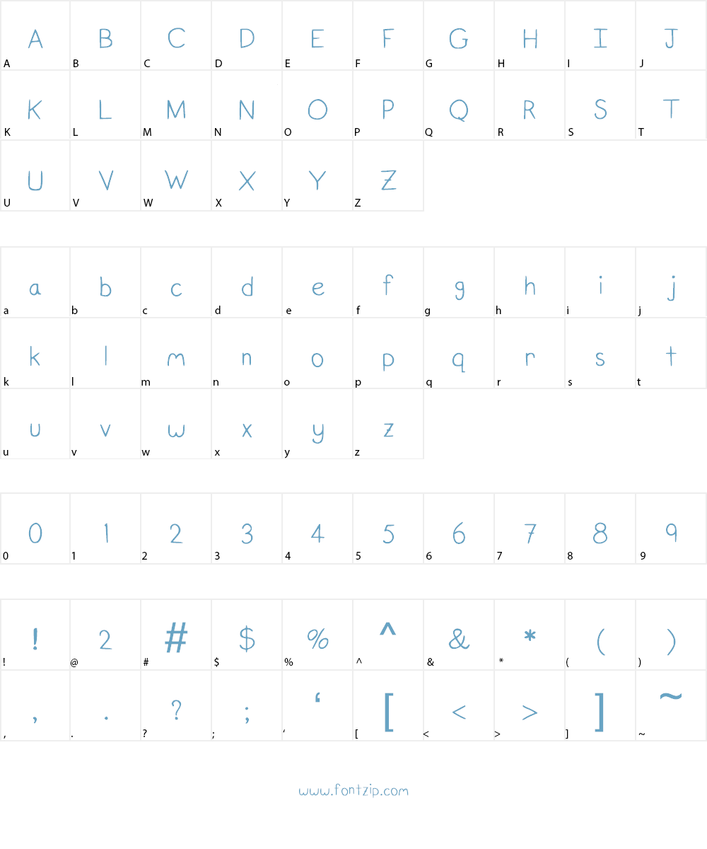 50% off Shrimp Font Character