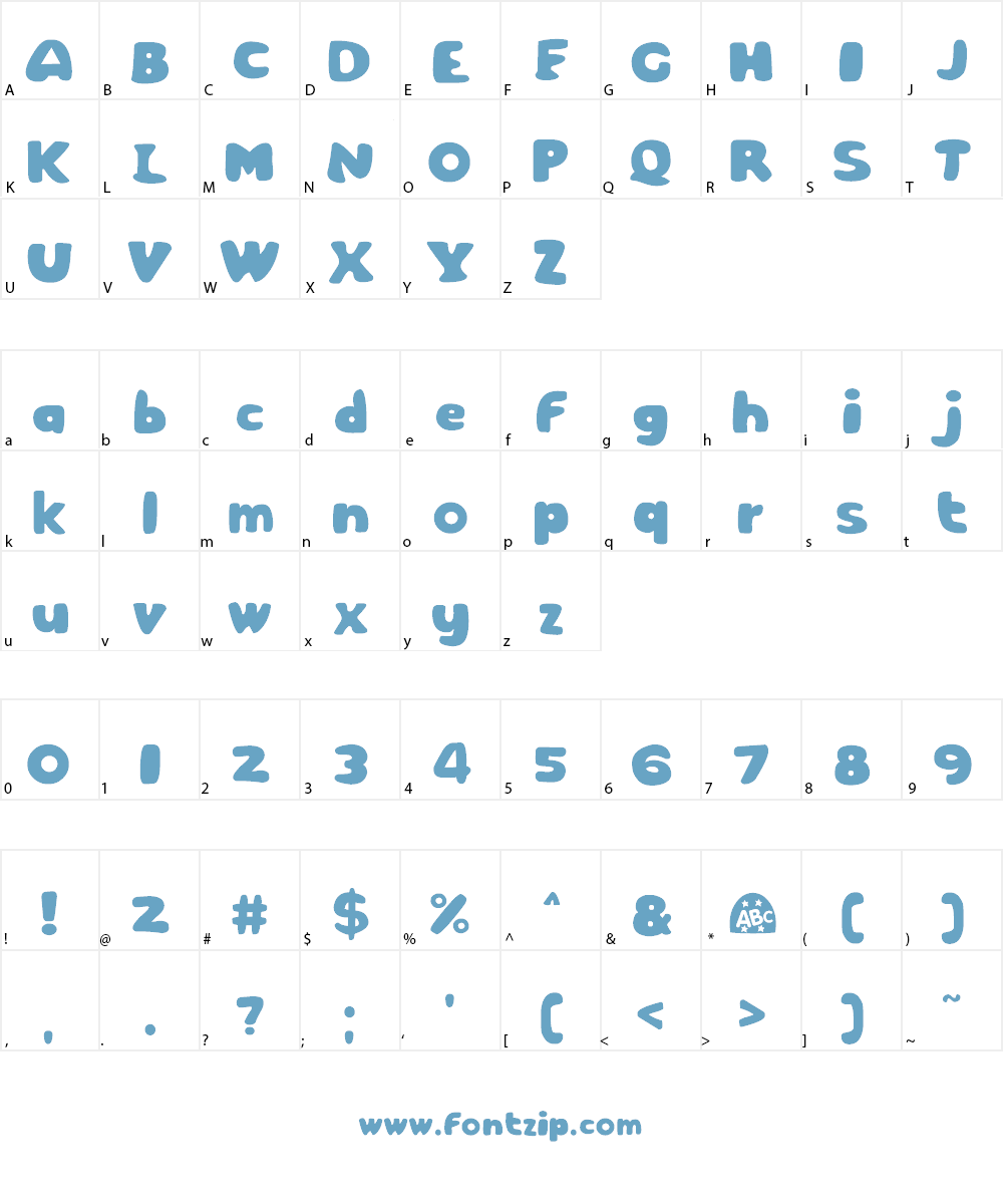 Easter ABC Egg Two Font Character