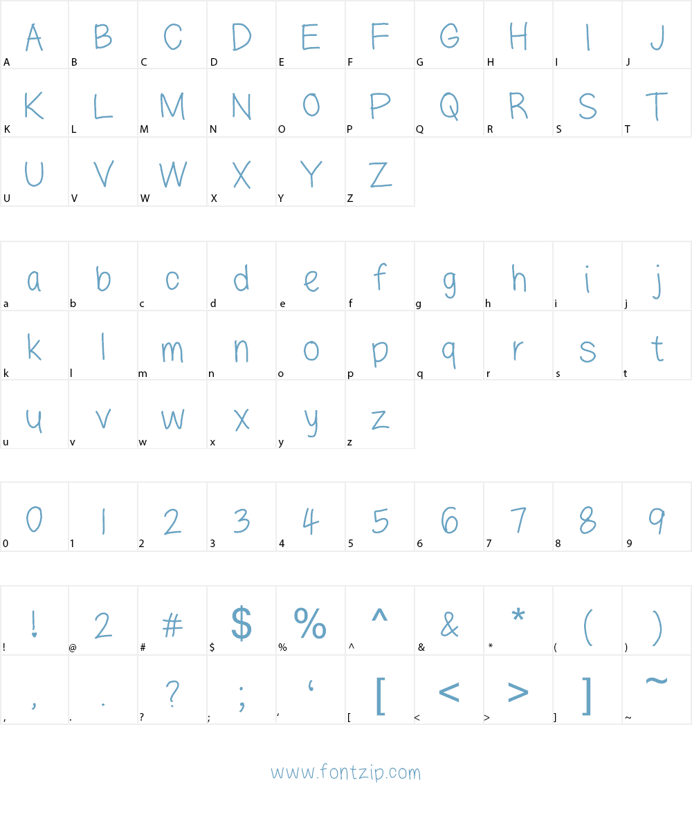 lazyfont Font Character