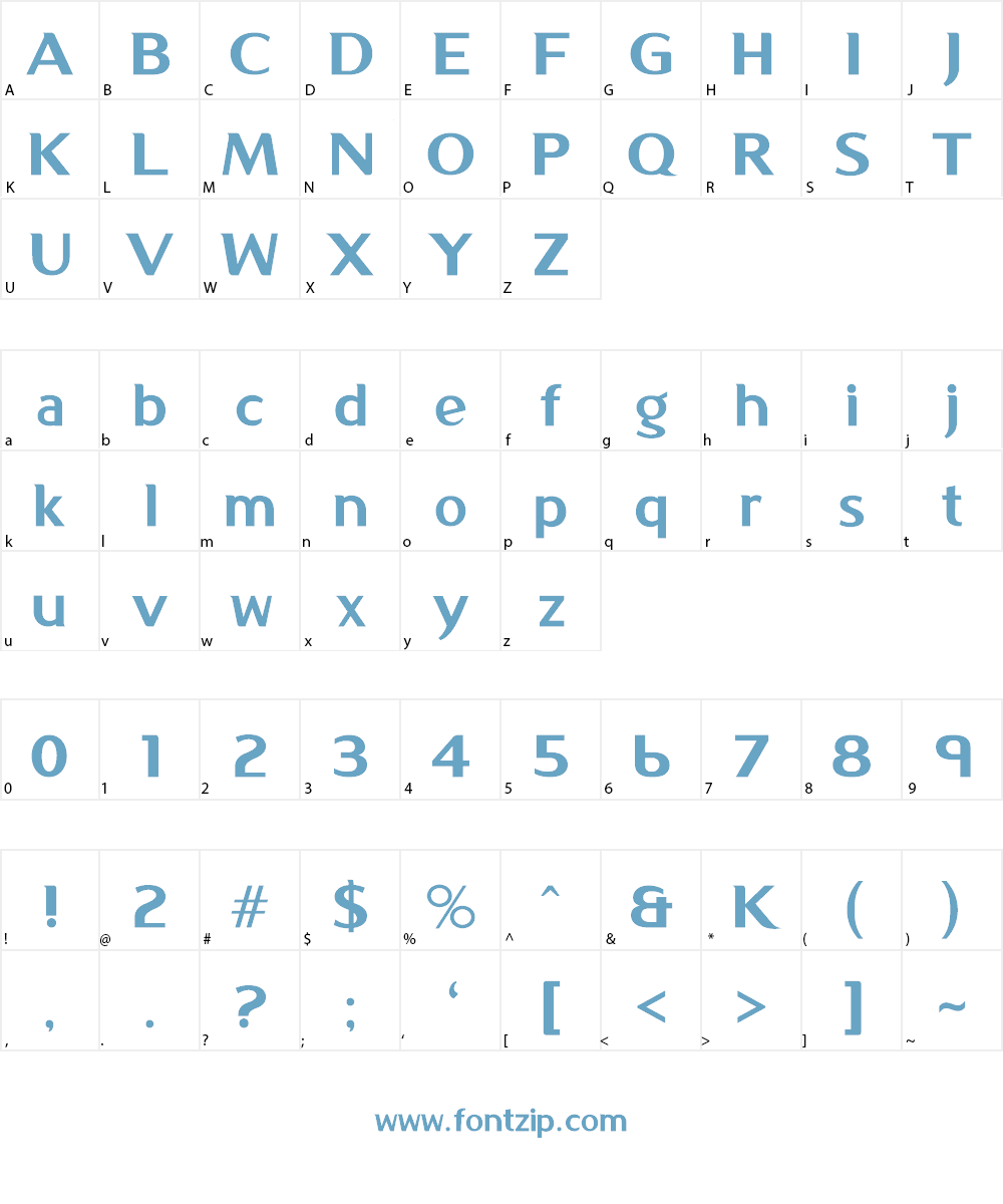 Kon System Font Character