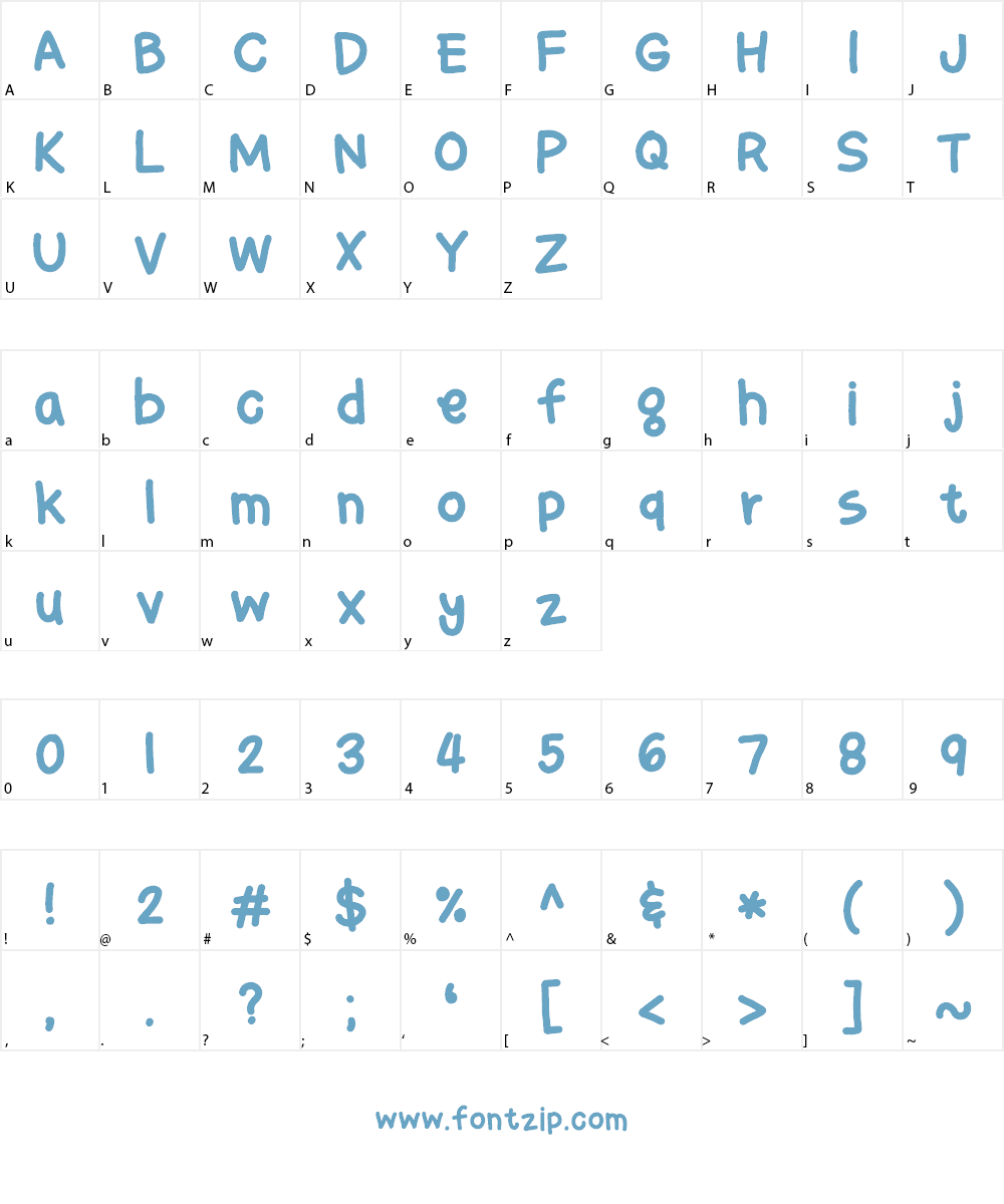 bingbong Font Character