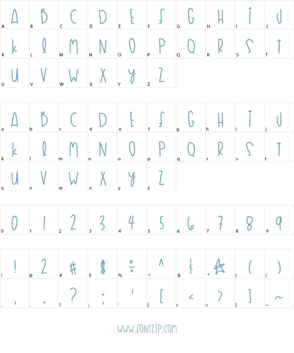 FlyknitLife Font Character