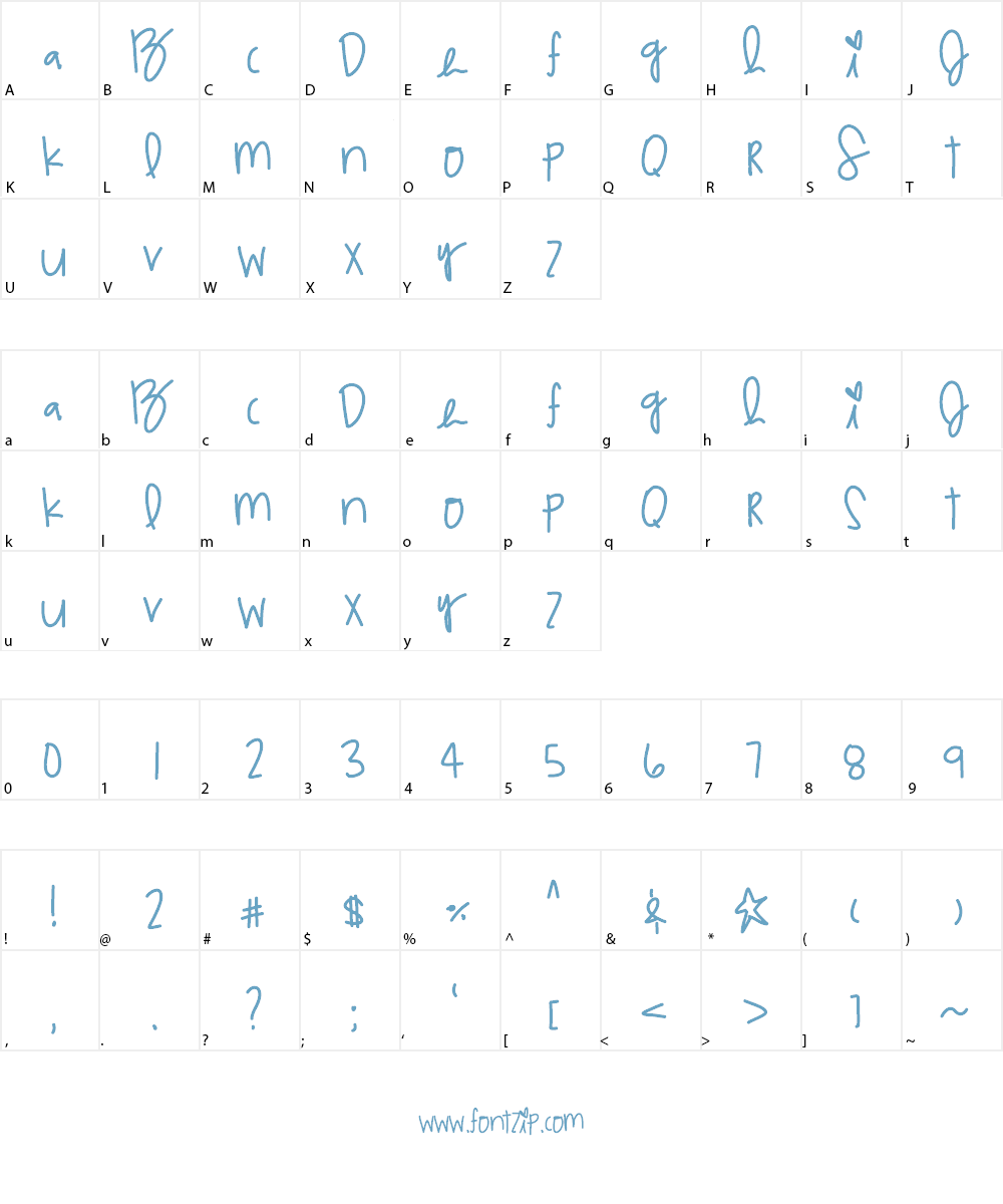 MulticolorAgilitys Font Character