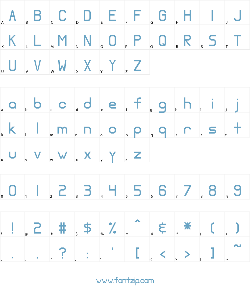 Almost Serious Font Character