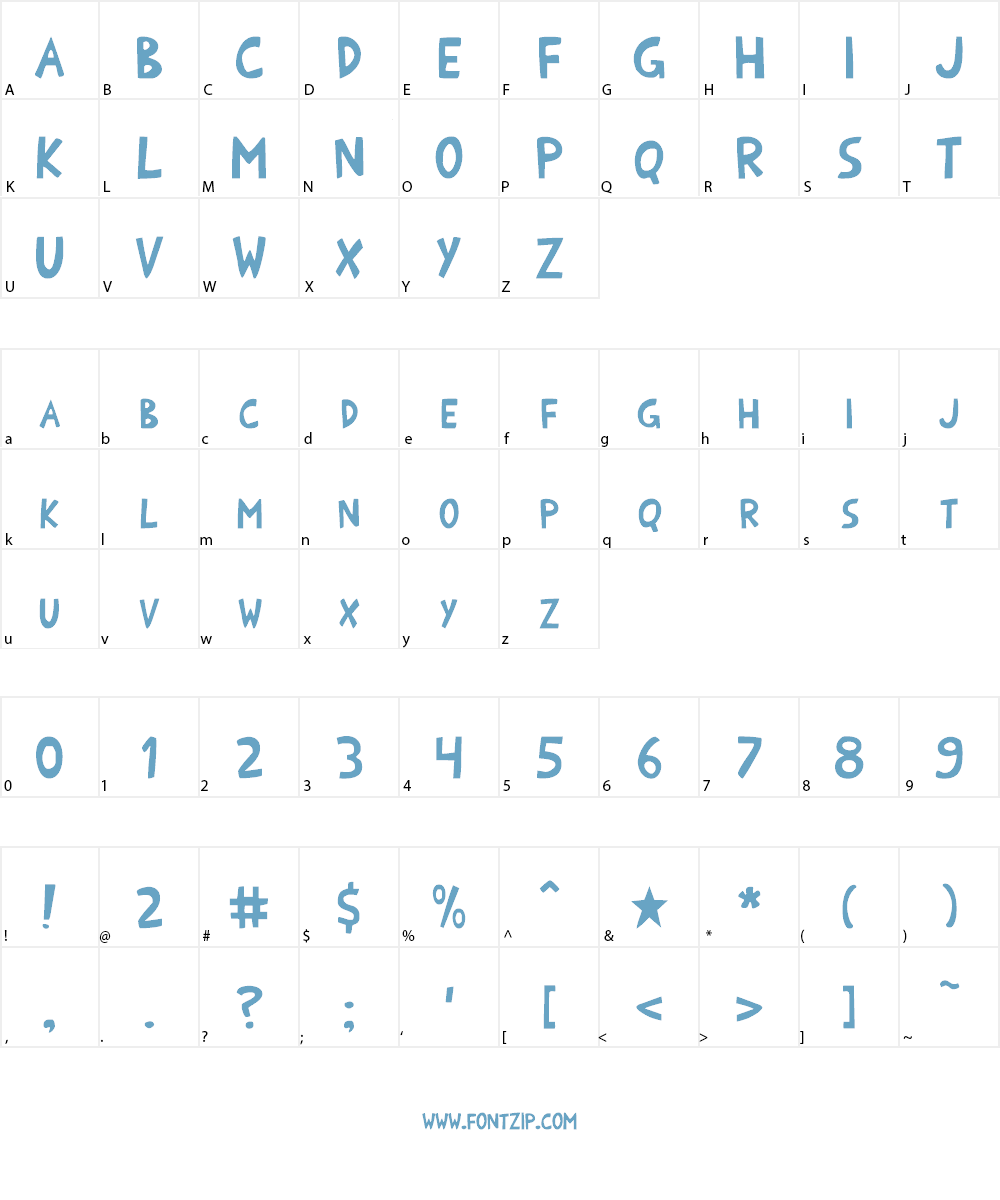 OnomatoShark! Font Character